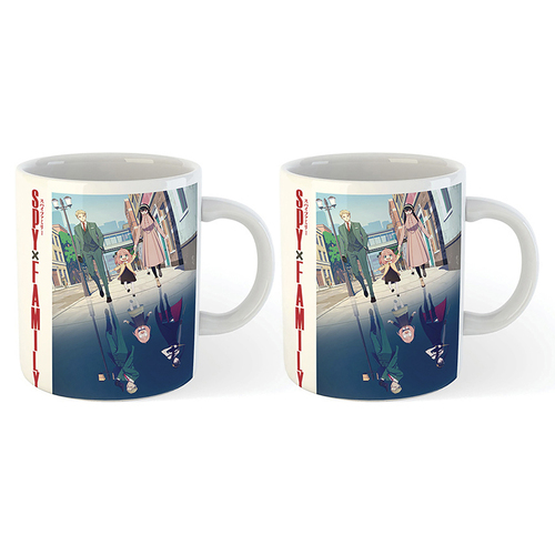 2PK Spy X Family Reflection Japanese Anime Manga Themed Print Coffee Mug 300ml