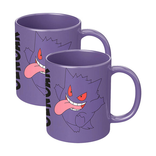 2PK Pokemon Gengar Purple Coloured Ceramic Printed Mug