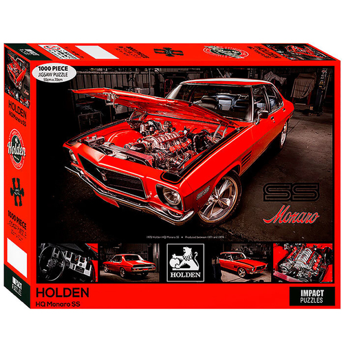 1000pc Holden 1972 HQ Monaro Beach Puzzle 50x70cm 3y+