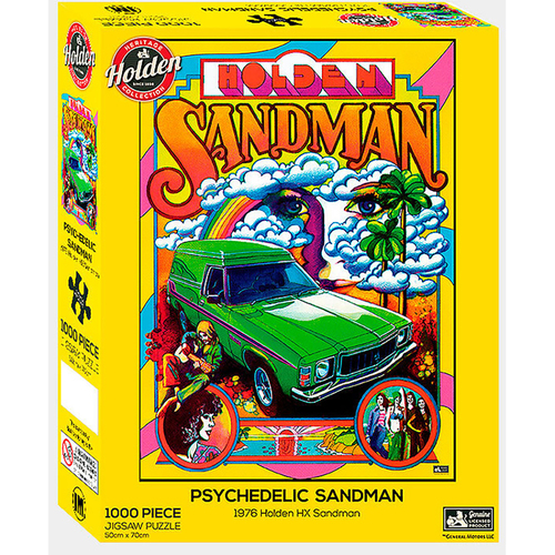 1000pc Holden Psychedelic Panel Van Art Puzzle 50x70cm 3y+