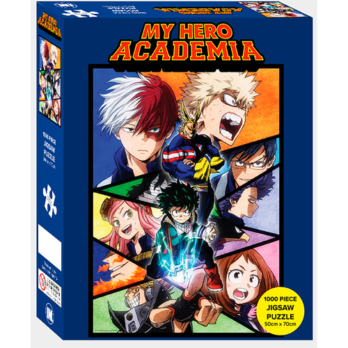 1000pc My Hero Academia Panel Character Themed Puzzle 50x70cm 3y+