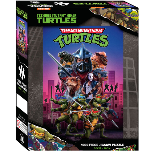 1000pc Teenage Mutant Ninja Turtle Characters Themed Jigsaw Puzzle 50x70cm 3y+