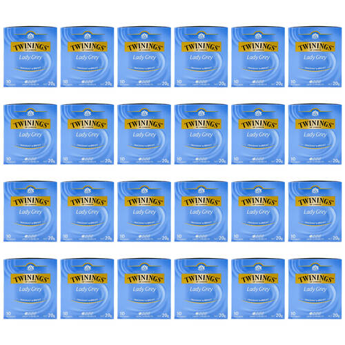 240pc Twinings 20g Lady Grey Tea Bags Hot Drink Light Strength