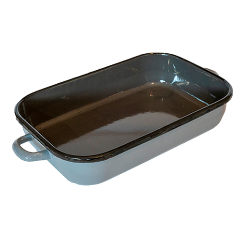 Urban Style Enamelware 4.8L Induction Baking Dish w/ Handles - Grey