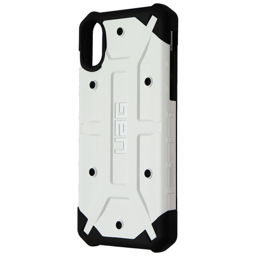 Urban Armour Gear Pathfinder Phone Case For iPhone XS - White/Silver Logo