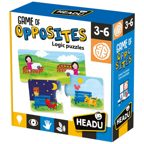 Headu Game of Opposites Jigsaw Puzzle Kids Fun Activity Game 3y+