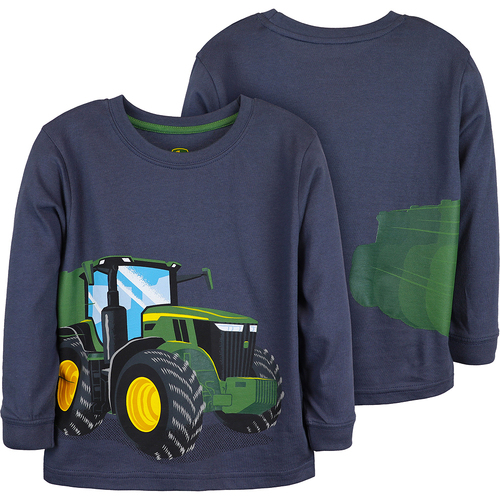 John Deere Tractor Streak T-Shirt/Tee Toddler Size 3