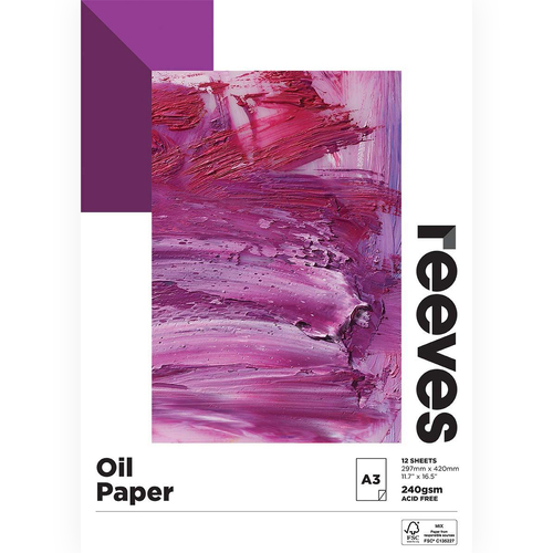 Reeves 240gsm 12 Sheets A3 Premium High Quality Craft Paper