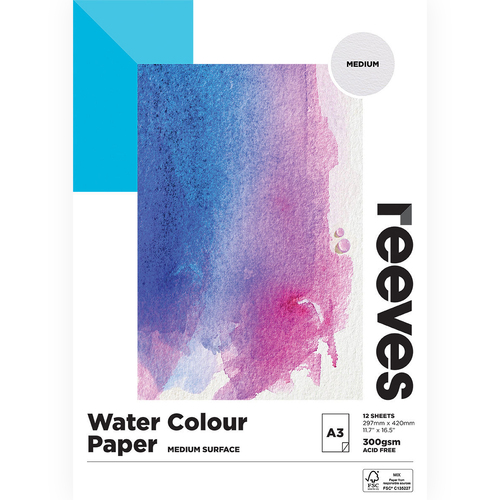 Reeves Medium A3 Premium High Quality Craft Paper