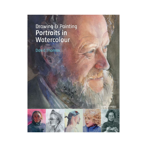 Search Press Drawing & Painting Portraits In Watercolour Paperback Book