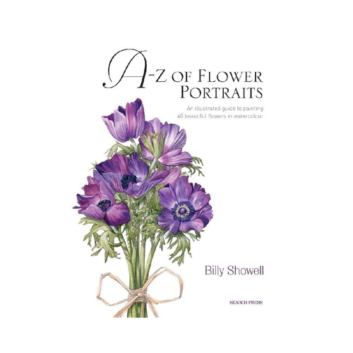 Search Press A-Z Of Flower Portraits Paperback Book 128-Pages