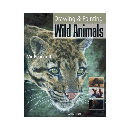 Search Press Drawing And Painting Wild Animals Paperback Book 128-pages