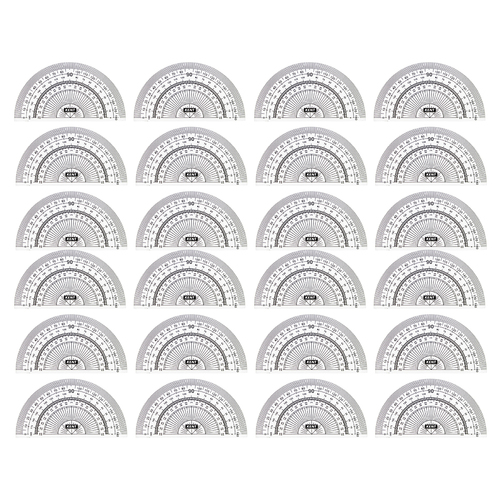 24PK Kent Protractor 180 100mm Home/School Drawing/Design