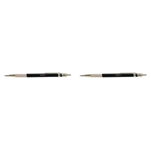 2PK Kent Clutch Pencil 2mm With Clip Home/School stationery Drawing/Design