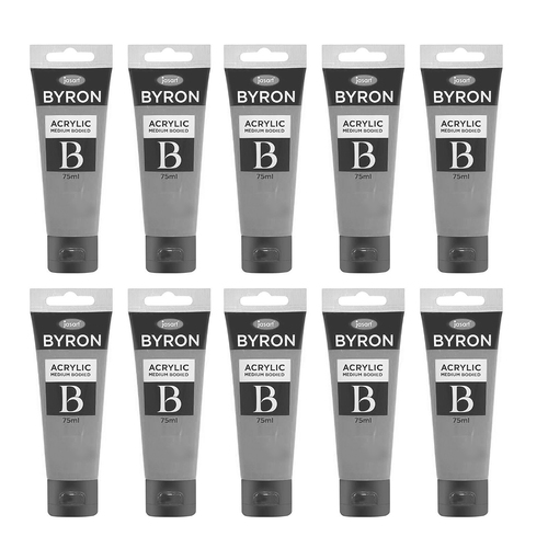 10PK Jasart Byron 75ml Acrylic Paint Tube Art/Craft - Cobalt Blue