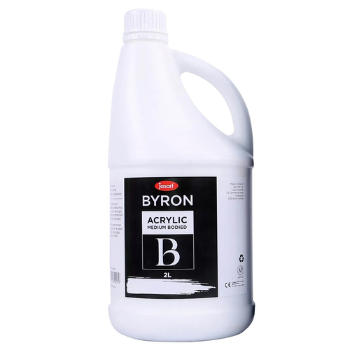 Jasart Byron 2L Acrylic Paint Bottle Medium-Bodied - Burnt Sienna