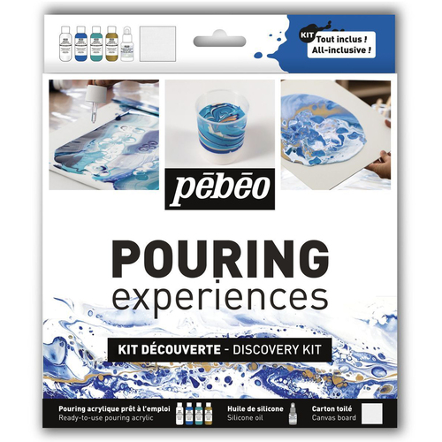 Pebeo Pouring Experiences Discovery Kit Creative Art Painting