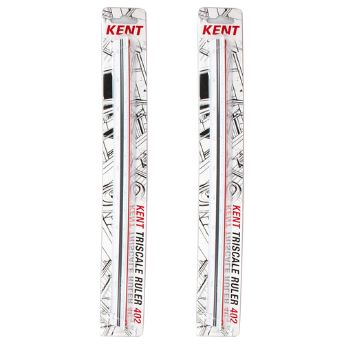 2PK Kent Triangular Hand Scale 402 1:100,200,250,300,400,500