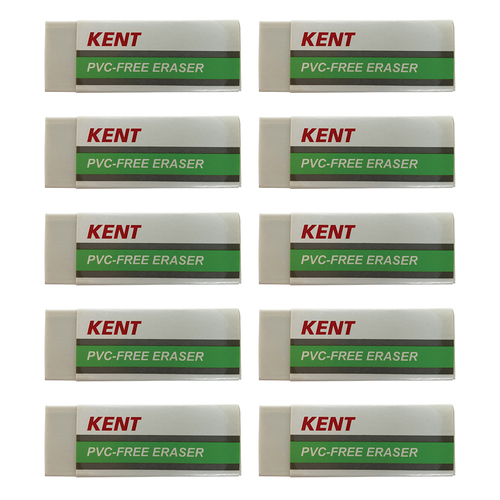 20PK Kent PVC-Free Eraser Home/School stationery Drawing/Design