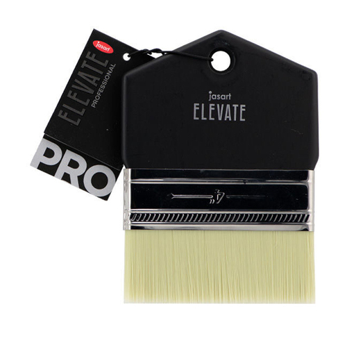 Jasart Elevate Professional Flat Paddle Brush 4"/100mm - Black