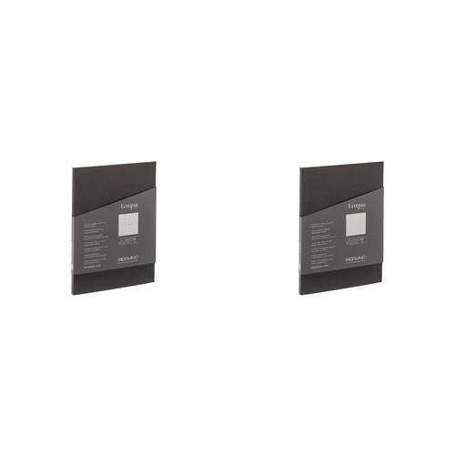 2PK Fabriano Ecoqua Plus Nero Lines Glued A4 Notebook Home School