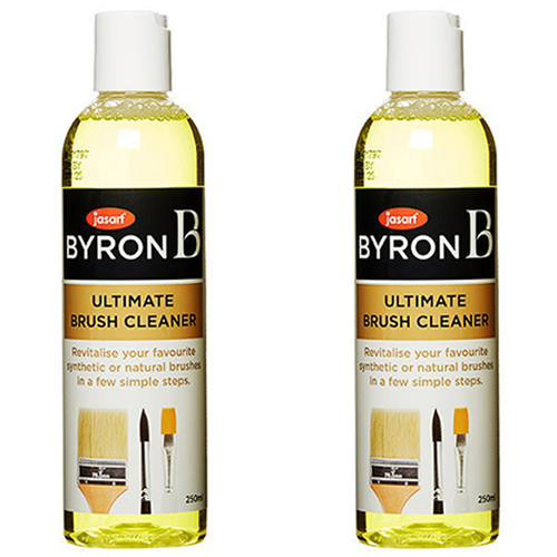 2PK Jasart Byron Ultimate 250ml Liquid Painting Art/Craft Brush Cleaner