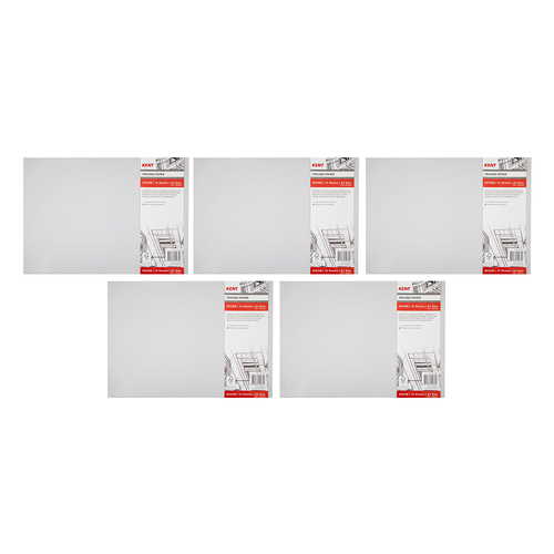 5PK Kent 10 Sheets Tracing Paper Pack A3 Drawing/Design