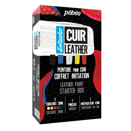 Pebeo Setacolor Leather Paint Starter Kit Creative Art Painting