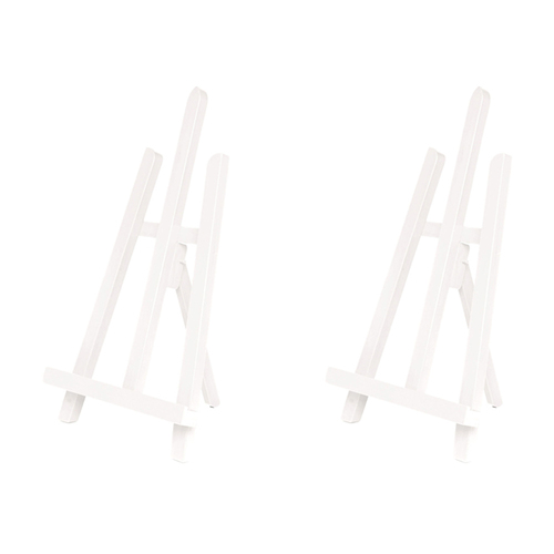 2PK Jasart Tabletop Painting Colour Easel 29x40cm - White