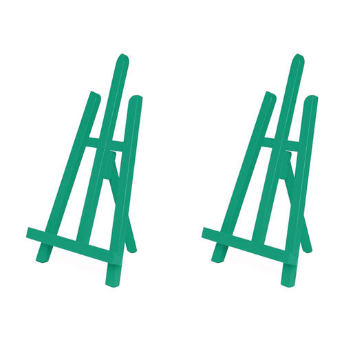 2PK Jasart Tabletop Painting Colour Easel 29x40cm - Green