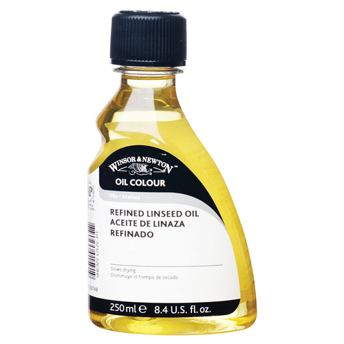 Winsor & Newton 250ml Refined Linseed Oil Artist Painting