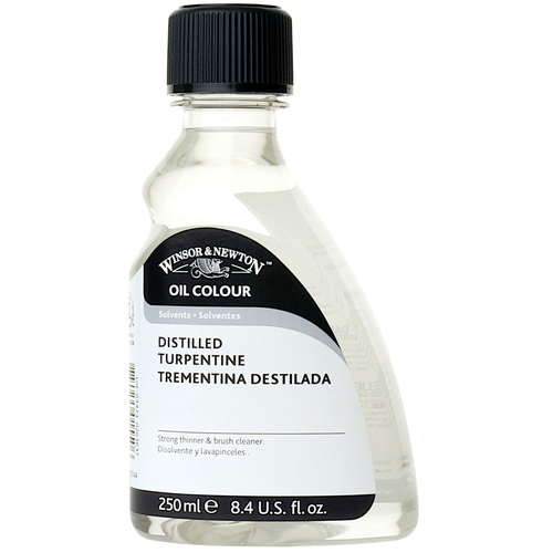 Winsor & Newton 250ml English Distilled Turpentine Solvent