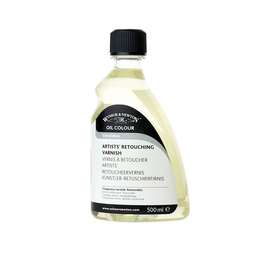 Winsor & Newton 500ml Artists Retouching Varnish Paint Protection