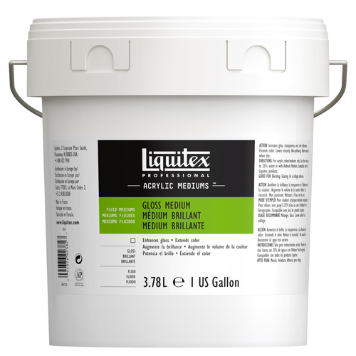 Liquitex Gloss Medium previously Gloss Medium & Varnish 3.78 L