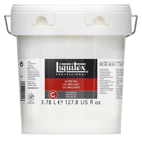 Liquitex Gloss Gel Medium 3.78 Litre Home Arts And Crafts Painting