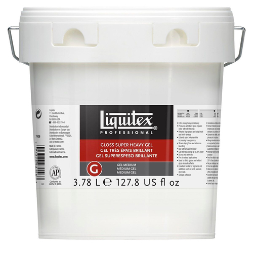 Liquitex Gloss Heavy Gel Medium 3.78 Litre Home Arts And Crafts Painting