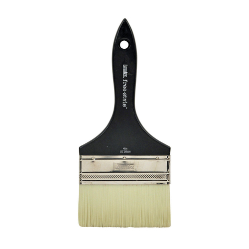 Liquitex Freestyle Brush Large Broad Flat Short Handle 4''