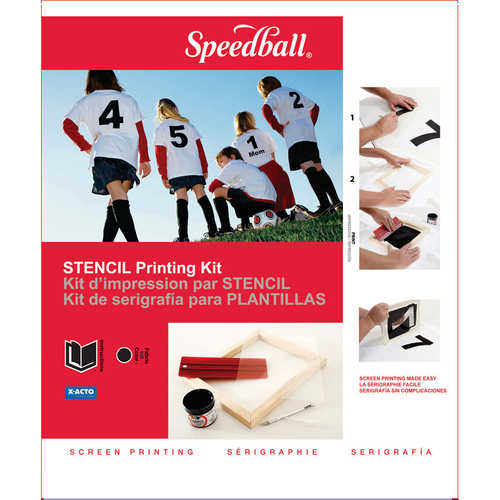 Speedball Stencil Screen Printing Kit Art And Craft Set