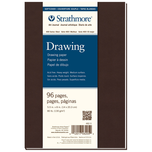 Strathmore 400 Series Drawing Softcover Art Journal 5.5x8'' 96 Sheets