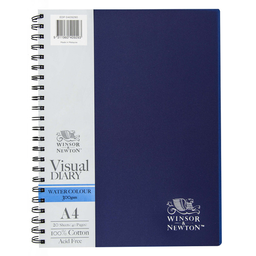 Winsor And Newton Double Wire Water Colour Visual Diary A4 300gsm