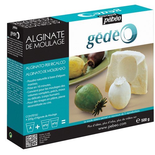 Pebeo Gedeo Moulding Alginate 500g Art And Craft Statue