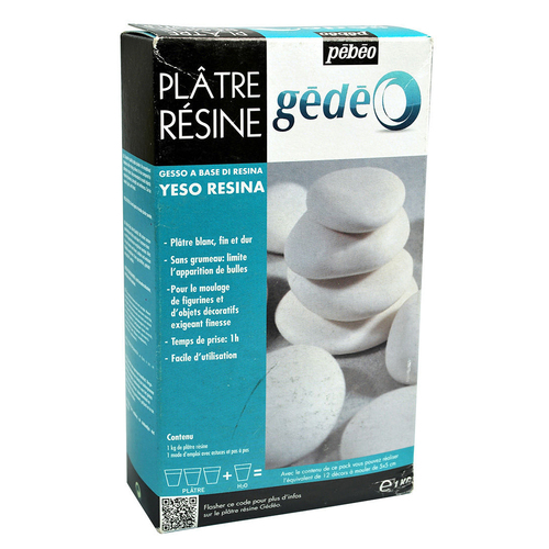 Pebeo Gedeo Resin Plaster 1kg Creative Art And Craft Set