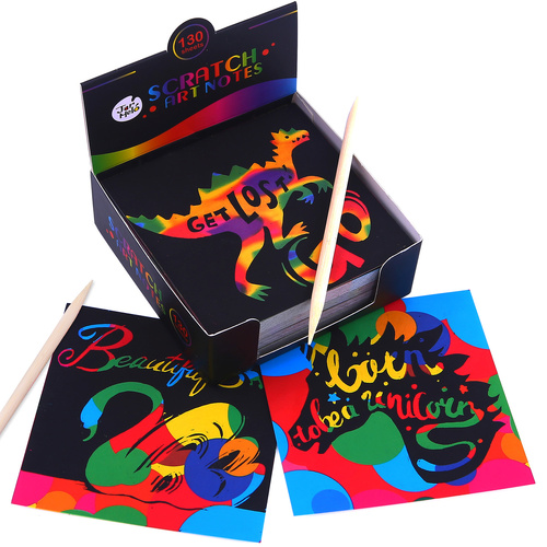 Jarmelo Scratch Art Notes Set