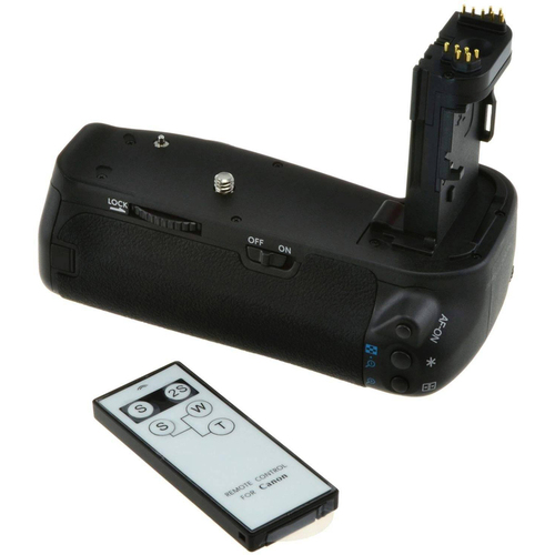 Jupio Battery Grip For Canon EOS 6D w/ Remote & AA Cylinder