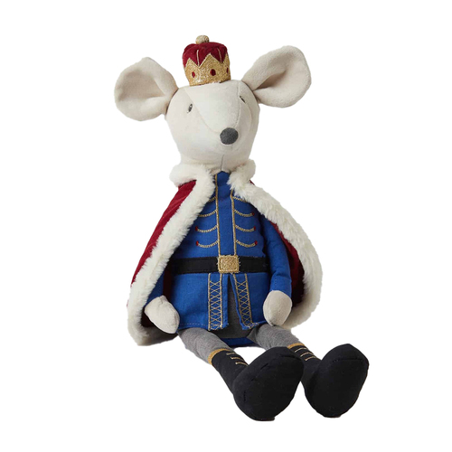 Jiggle & Giggle Animal King Mouse Kids Plush Toy 0+