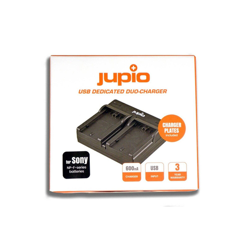 Jupio Dedicated Duo USB Charger w/ LCD For Sony L Series Batteries