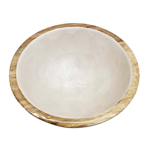 J.Elliot Como 13.5cm Round Side Bowl - Pearl/Natural