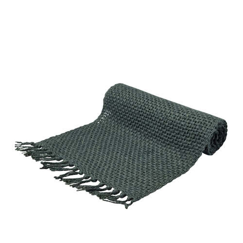 J.Elliot Home Rowan 37x180cm Jute Table Runner - Evergreen