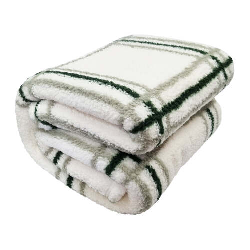 J. Elliot Home Chelsea Sherpa Blanket 180x200cm Sea Kelp Multi