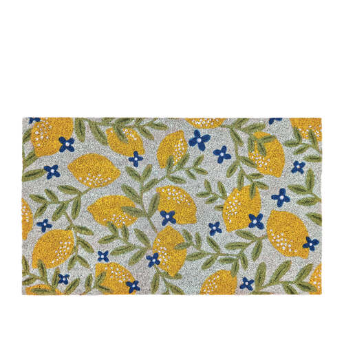 J.Elliot Home Lemons 45x75cm PVC Backed Coir Door Mat